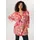 aniston plus Schlupfbluse mit extravaganten farbenfrohes Blumen-Paileydessin Lila/Orange/Pink/Schwarz 52