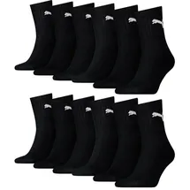 Puma Short Crew Sportsocken 12-Pack schwarz - 47-49