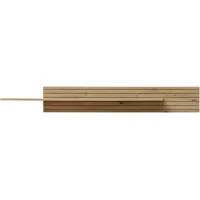 Innostyle Wohnwand "Ina Wohnwand, 280x185x44 cm (B/H/T)", schilfgrün, artisan eiche, ABS-Kunststoff, Glas, Holzwerkstoff, MDF, Metall, Kastenmöbel-Sets, Wohnwand