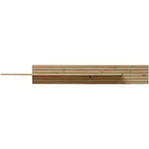 Innostyle Wohnwand "Ina Wohnwand, 280x185x44 cm (B/H/T)", schilfgrün, artisan eiche, ABS-Kunststoff, Glas, Holzwerkstoff, MDF, Metall, Kastenmöbel-Sets, Wohnwand