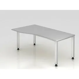 Hammerbacher Schreibtisch Q-Line grau