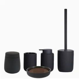 houseproud Badaccessoire-Set Schwarz