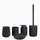 houseproud Badaccessoire-Set Schwarz
