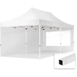 TOOLPORT Faltpavillon 3 x 6 m inkl. 2 Seitenteile weiß 59055
