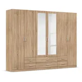 Rauch Gamma Drehtürenschrank 271 x 210 x 54 cm braun