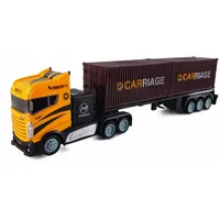 AMEWI RC-Landmaschine Sattelschlepper mit Container 2WD 1:16 CH RTR gelb schwarz