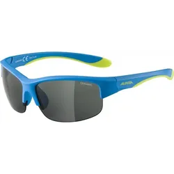 ALPINA Kinder Brille FLEXXY YOUTH HR, blue lime matt, ONE SIZE