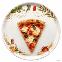 Pizzateller Katja Ø31,5cm XL-Teller 1 Personen Italien-Dekor Platte