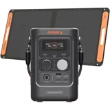 Jackery Explorer 300D Tragbare Powerstation mit 100W Solarpanel, 288Wh LFP-Batterie, 5 Ausgänge, ultraleichter & kompakter 300W Solargenerator für Camping, Outdoor, Zuhause, RV