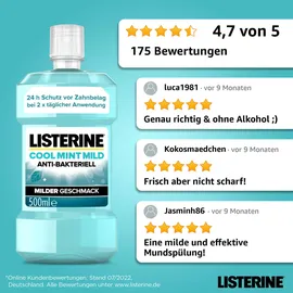 Kenvue LISTERINE Cool Mint mild 500 ml