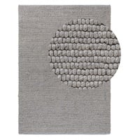 benuta NATURALS Wollteppich Beads Grau 120x170 cm - Naturfaserteppich aus Wolle,