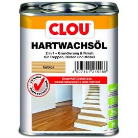 Clou Hartwachs-Öl Transparent seidenglänzend 750 ml