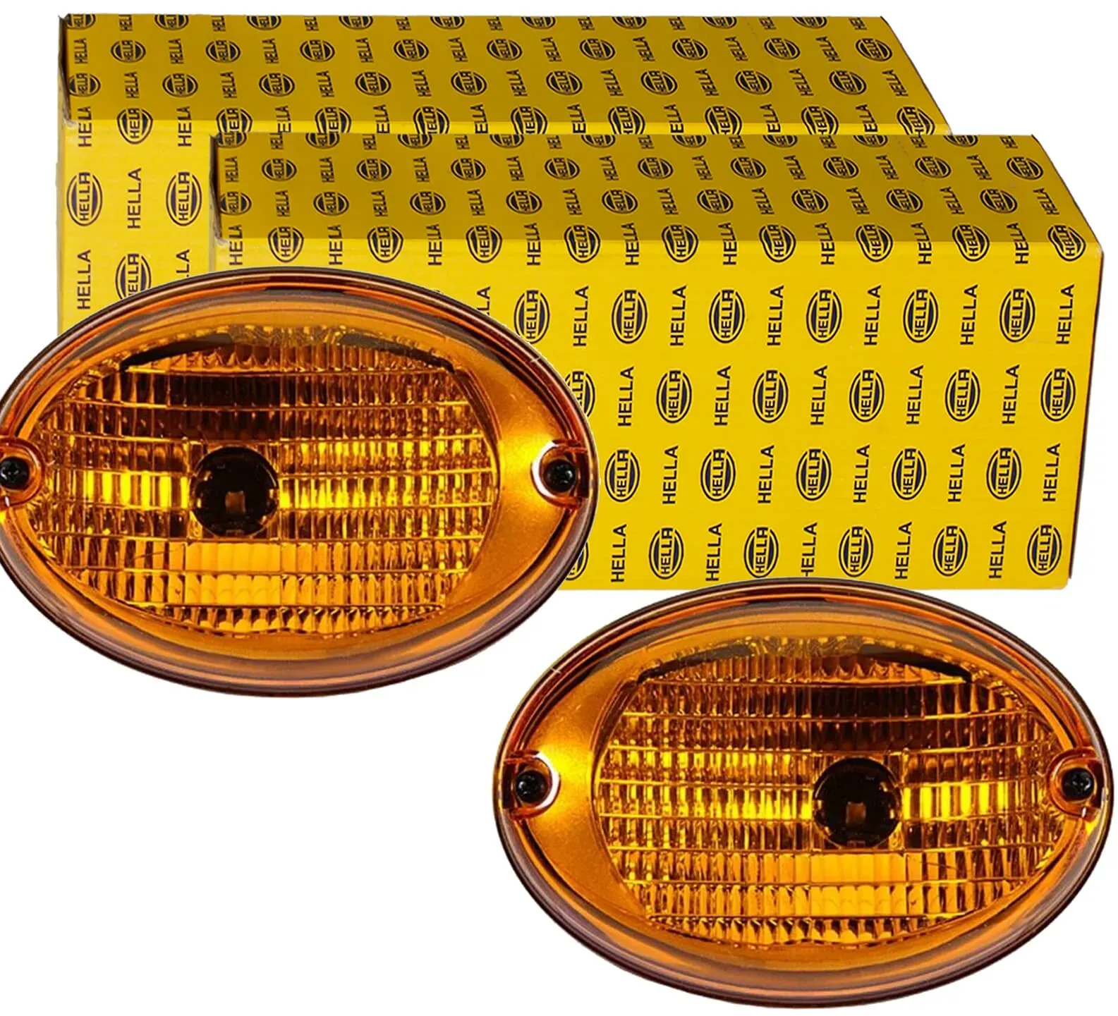 2x Hella Blinker Beidseitig Blinkleuchten Satz: Blinkleuchte Ziegler: 1012176 Noge: 0270300106 Hella: 2ba343130051