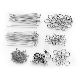 Hochwertiges Zubehör-Set, silber