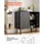Vevor Buffetschrank 80 x 37,5 x 80 cm Schwarz