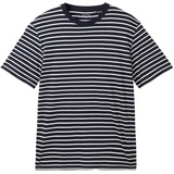 TOM TAILOR T-Shirt, mit Streifenmuster, Gr. XXXL