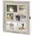 Schlüsselkasten 35 x 0 x 0 cm Braun/Weiß-Beige