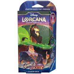 Ravensburger Disney Lorcana Himmelsleuchten - Starter Deck Smaragd und Stahl