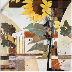Artland Wandfolie »Sonnenblumen I«, Blumen, (1 St.), selbstklebend Artland Farbe Bild(er): gelb