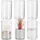 luxuskollektion Kerzenhalter Set 6er Glaszylinder