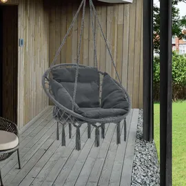 casa.pro Hängesessel Kailua Dunkelgrau