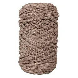 Rayher Garn Recycling Braidy taupe matt taupe 4,0 mm x 650,0 m