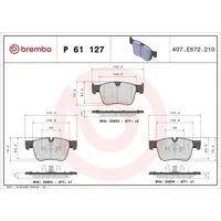 Brembo Bremsbelagsatz, Scheibenbremse XTRA LINE