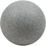 Heitronic Kugelleuchte Granit 400mm E27 inkl. Erdspieß grau