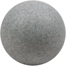 Heitronic Kugelleuchte Granit 400mm E27 inkl. Erdspieß grau