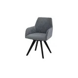 Woodford Esszimmerstuhl  Damask , grau , Maße (cm): B: 61 H: 88 T: 66.5