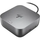 HP Thunderbolt 4 G6 Docking 100W | 2x USB-C (10Gbit/s), 2x USB-A (5Gbit/s), 1x USB-A (10Gbit/s), 1x HDMI 2.1, 2x DP 1.4, RJ-45 (2,5 GbE)