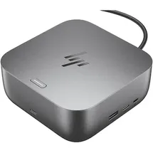 HP Thunderbolt 4 G6 Docking 100W | 2x USB-C (10Gbit/s), 2x USB-A (5Gbit/s), 1x USB-A (10Gbit/s), 1x HDMI 2.1, 2x DP 1.4, RJ-45 (2,5 GbE)