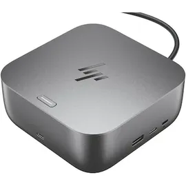 HP Thunderbolt 4 G6 Docking 100W | 2x USB-C (10Gbit/s), 2x USB-A (5Gbit/s), 1x USB-A (10Gbit/s), 1x HDMI 2.1, 2x DP 1.4, RJ-45 (2,5 GbE)