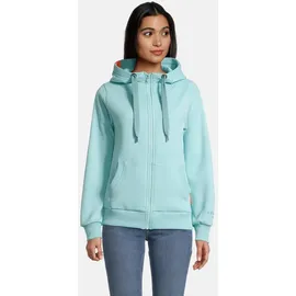 salzhaut Sweatjacke SÖÖTE Aqua, S Kuschelige Kapuzenjacke für Frauen