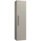 Hochschrank WELLTIME "Joy" Schränke Gr. B/H/T: 35cm x 137,5cm x 25cm,, grau (taupe) Höhe 160 cm, mit Soft-Close-Funktion