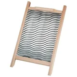 Gravidus Traditionelles Waschbrett 55 x 32,5 x 4,5 cm aus Buchenholz & Metall
