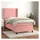 vidaXL Boxspringbett 100 x 200 cm Rosa