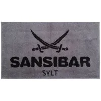 Sansibar Sylt Badvorleger silber/anthrazit