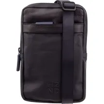 h2nd CityLights CL.14275 Umhängetasche Leder/Canvas Navy
