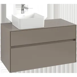 Villeroy & Boch Collaro Waschtischunterschrank C03900VN 100x54,8x50cm, Waschtisch links, Cashmere grey