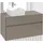 Villeroy & Boch Collaro Waschtischunterschrank C03900VN 100x54,8x50cm, Waschtisch links, Cashmere grey