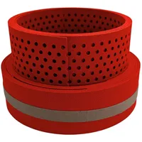 zaun|zu® Sichtschutzstreifen 255 x 19 cm Rot Kunststoff 2 St.