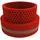 zaun|zu® Sichtschutzstreifen 255 x 19 cm Rot Kunststoff 2 St.