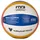 Mikasa Beach Pro DVV1, BV550C, Größe 5, weiß/blau/gelb, 280 Gramm, Spielball
