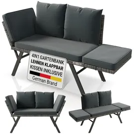 Juskys Calvia 240 x 60 x 90 cm Grau