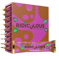 Protein Works - Ridiculous Vegan Proteinriegel | 15g Protein pro Riegel | Protein Riegel | Eiweißriegel | Triple-Schoko-Brownie | 9er Pack