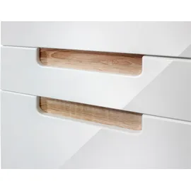 WELLTIME Siena Midischrank 40 x 105 x 27 cm Weiß
