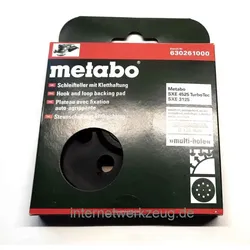 Metabo Schleifteller 125 mm, "multi-hole", mittelhart, passend für SXE 425/3125, originalverpackt, NEU