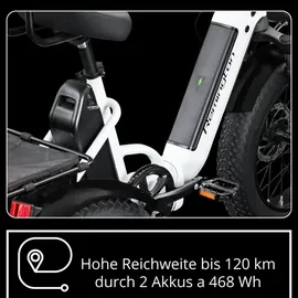 remington-fahrrad R100 20 Zoll RH 38 cm weiß