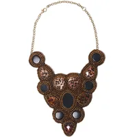 COLLEZIONE ALESSANDRO Opulente Statementkette Anabelle " in braun | Gr.: onesize,